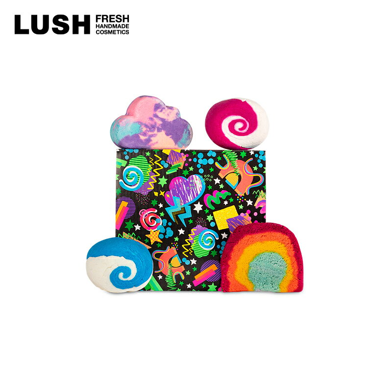LUSH レッツ ゲット レディ トゥ クランブル ギフト バブルバー 入浴剤 泡風呂 誕生日 プレゼント 贈り物 ヴィーガン コスメ コフレ セット ラッシュ 公式のサムネイル