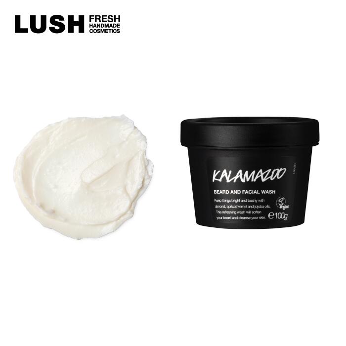 LUSH ラッシュ 公式 カラマズー 洗顔 クリーム 皮脂 角質 毛穴 透明感 髭 パイナップル 酵素 保湿 潤い プレゼント いい匂い ハンドメイド コスメ