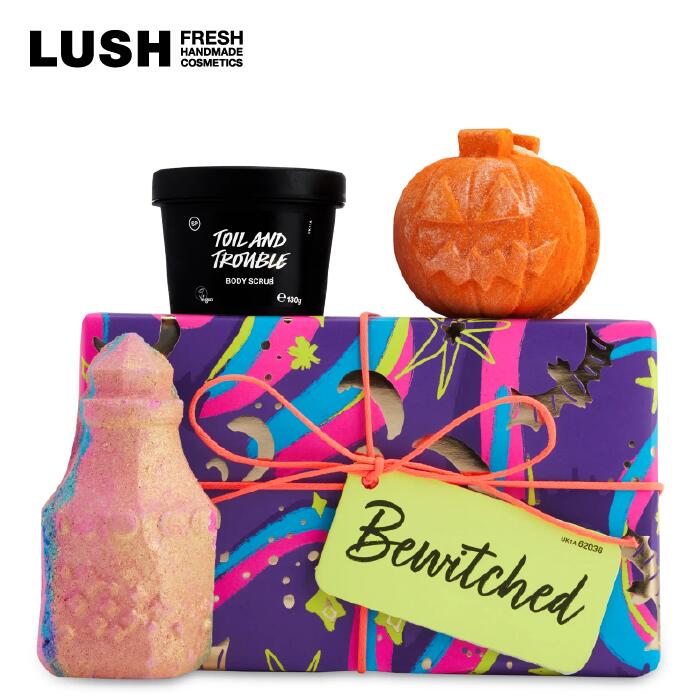 【セール】LUSH ラッシュ 40%off 公式 ビウィッチト ギフト セット ハロウィン 限定 バスボム バブルバー 入浴剤 泡風呂 スクラブ ソープ コフレ プレゼント ラッピング コスメのサムネイル