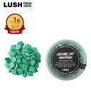 公式 LUSH クレームドマント マウスウォッシュ タブレット型 デンタルケア 携帯用 ミント 口臭対策 清涼感 ヴィーガン 自然派 ラッシュ