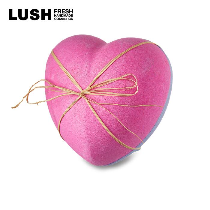 LUSH ラッシュ 公式 フラワーボムシェル バスボム 入浴剤 プレゼント向け ハート 花びら ローズ ゼラニウム 保湿 かわいい ハンドメイド ヴィーガン 自然派 コスメ