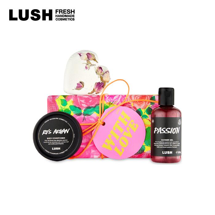 LUSH ラッシュ 公式 ロージーラブ ギフト バスボム 入浴剤 ボディケア ホワイトデー プレゼント トロピカルレッド ロウィーナ・バード SP コスメ セット コフレのサムネイル