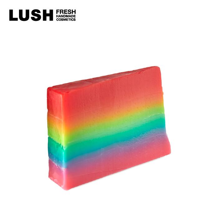 ラッシュ ギフト（1000円程度） LUSH ラッシュ 公式 レインボウズアンドウォーターフォールズ 石鹸 ソープ プレゼント向け スイカ かわいい 虹 レインボー ヴィーガン ハンドメイド 自然派 コスメ