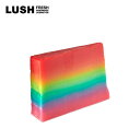 ラッシュ 石鹸（2000円程度） LUSH ラッシュ 公式 レインボウズアンドウォーターフォールズ 石鹸 ソープ プレゼント向け スイカ かわいい 虹 レインボー ヴィーガン ハンドメイド 自然派 コスメ