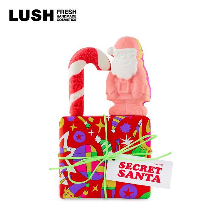 【セール】LUSH ラッシュ40%off 公式 シークレットサンタ ギフト セット クリスマス プレゼント 限定 入浴剤 バスボム バブルバー 泡風呂 マジカルサンタ キャンディケーン 人気 コフレ コスメのサムネイル