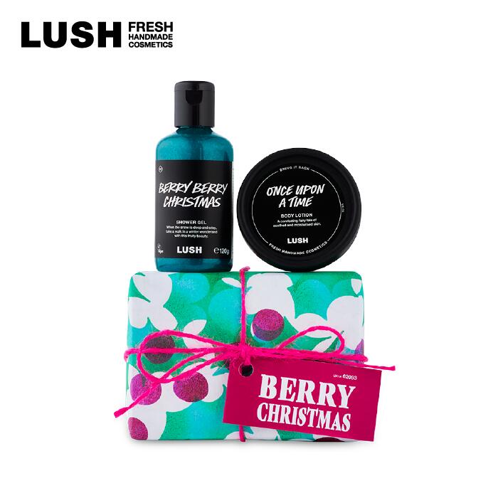 【セール】LUSH ラッシュ 40%off 公式 ベリー クリスマス ギフト セット プレゼント 限定 シャワージェル ボディ ソープ ローション ベリーベリークリスマス ワンス アポン ア タイム コフレ コスメのサムネイル