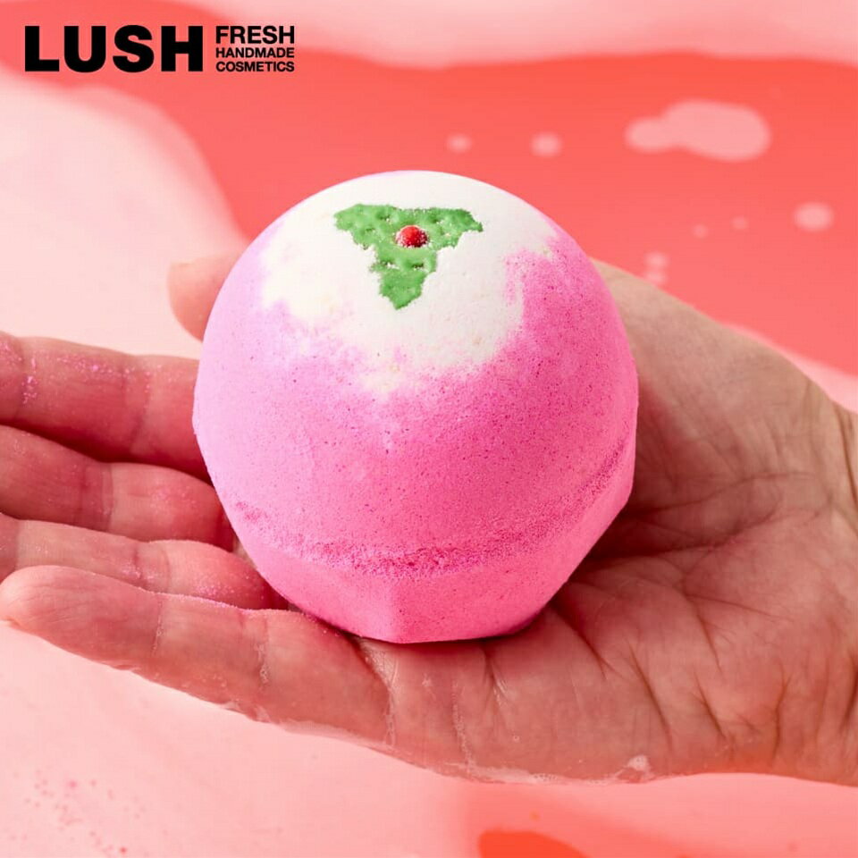 LUSH スイートプディング バスボム クリスマス 限定 2025 入浴剤 プチギフト プレゼント アーモンドオイル 人気 かわいい ヴィーガン コスメ ラッシ...