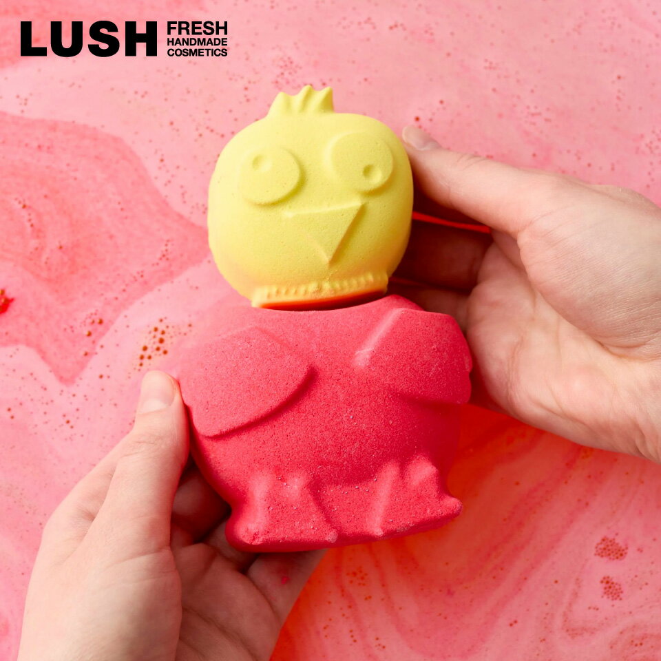 LUSH チャーピーチック バスボム イースター 限定 2026 入浴剤 ベルガモット マンダリン ひよこ ヴィーガン コスメ ラッシュ 公式
