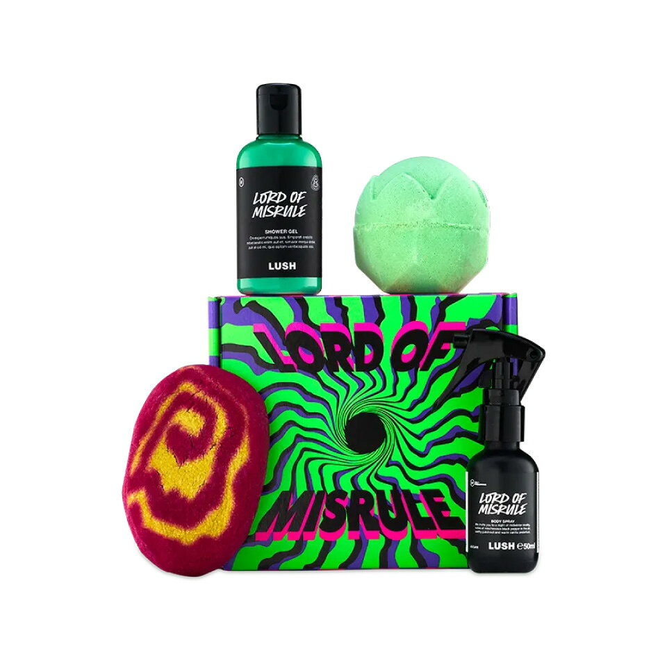 LUSH ロード オブ ミスルール ギフト ラッシュ ギフトセット プレゼント ハロウィン 数量限定 香水 ボディミスト パチョリ スパイシー 香り おしゃれ 贈り物 誕生日 記念日 包装済み