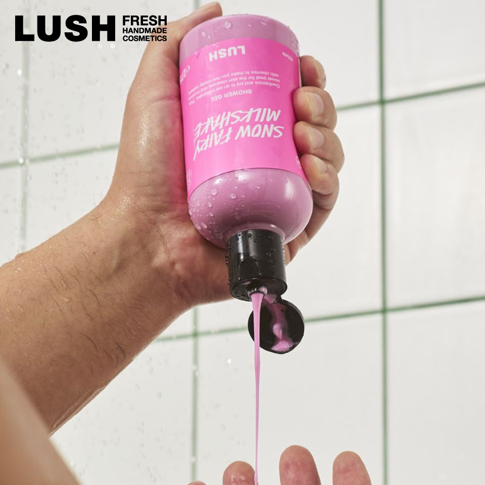 楽天市場】LUSH ラッシュ フェアリーキャンディ シャワージェル Snow