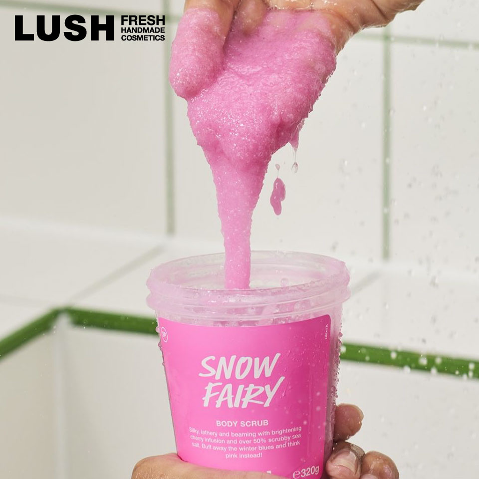 楽天市場】LUSH ラッシュ フェアリーキャンディ シャワージェル Snow