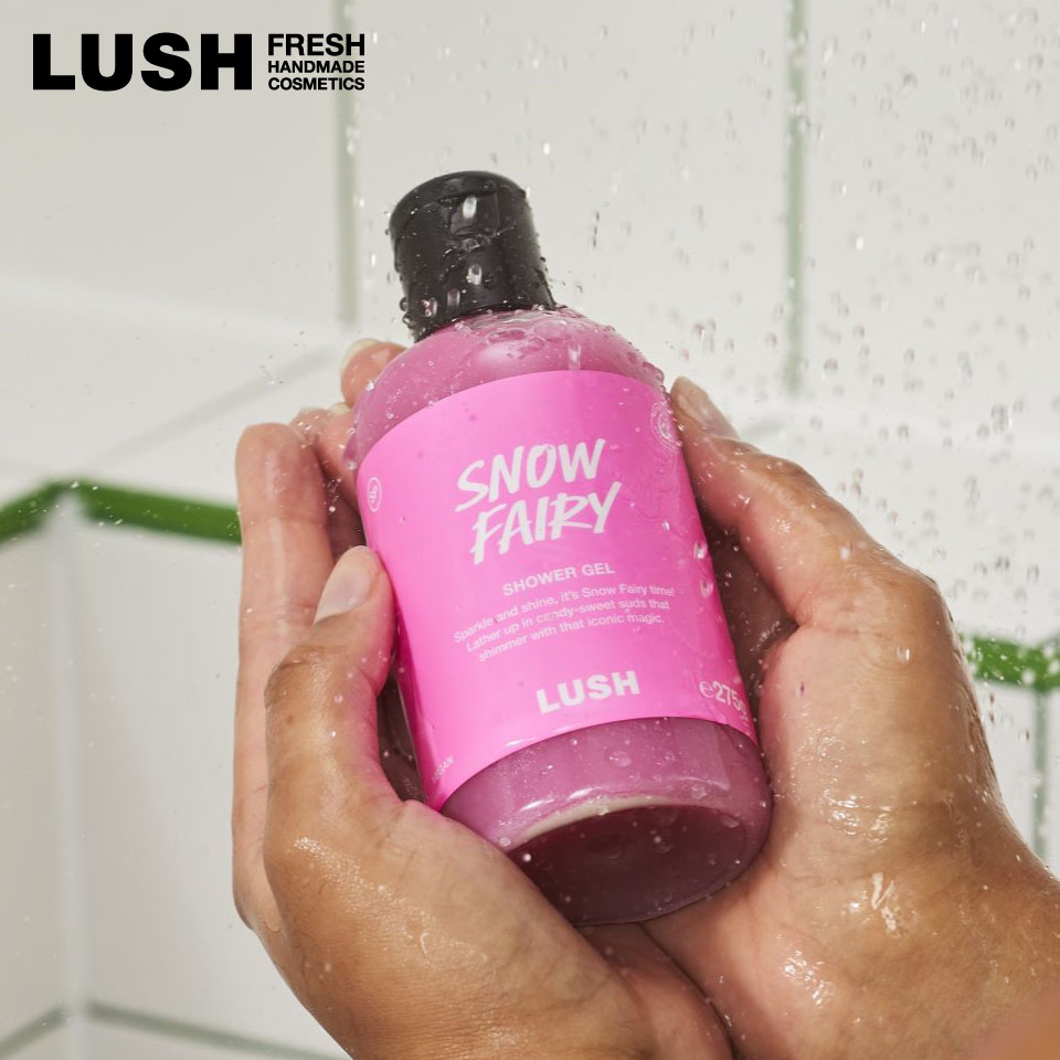 楽天市場】LUSH ラッシュ フェアリーキャンディ シャワージェル Snow