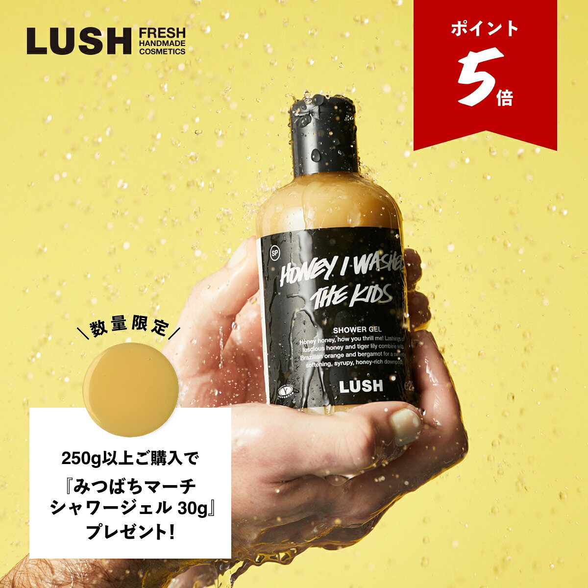 【愛用品セレクション P5倍 10/4 20:00〜10/9 1:59】【増量中】公式 LUSH みつばち...