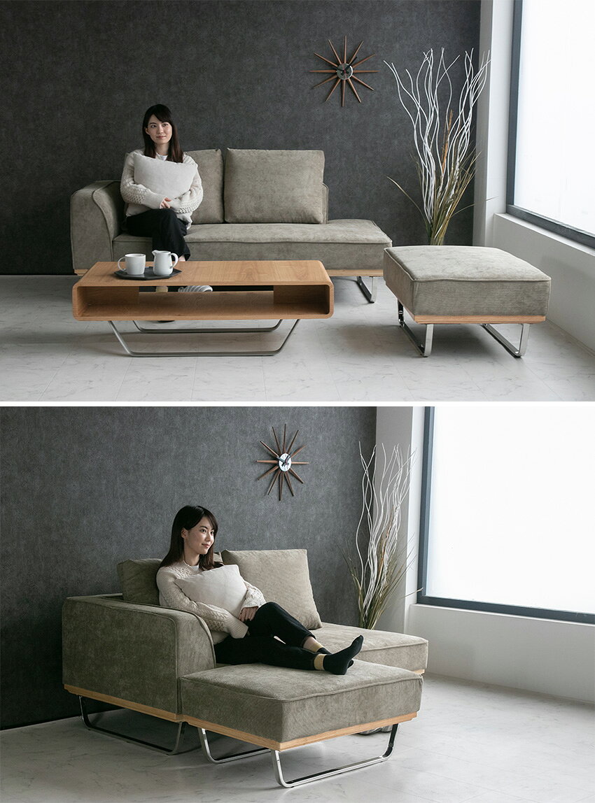 コーデュロイ スツール 送料無料 布 ダークグレー オットマン ファブリック カーキ グリーン ダークグレー 1人掛け オットマン 足置き 単品 ブルー スチール カーキ 高級 モダン 北欧 1p 一人掛け ファブリックソファ 93cm おしゃれ Lushroom ラッシュルーム 組立