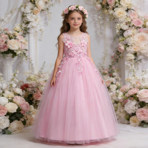 子供ドレス　ピアノ発表会ドレス　子供フォーマルドレス　フラワーガール　グリーン　 ピンク 　パープル　 ブルー 女の子ドレス　レッド　プリンセスドレス　七五三撮影ドレス　お誕生会　結婚式ドレス　キッズドレス　子供服