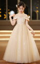 【新色4色追加】子供ドレス ピアノ発表会ドレス 子供フォーマルドレス フラワーガール シャンパンゴールド ホワイト 子供服 女の子ドレス プリンセスドレス コンクールドレス お誕生会 結婚式ドレス キッズドレス ワンピース ブルー ゴールド110cm~160cm