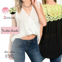 【SS20】【メール便可】〈Dulce Carola〉ネオンレースハイローヘムブラウス/インポートトップス 海外インポート LA 西海岸 20代 30代 40代 プチプラ クーポン対応 4580