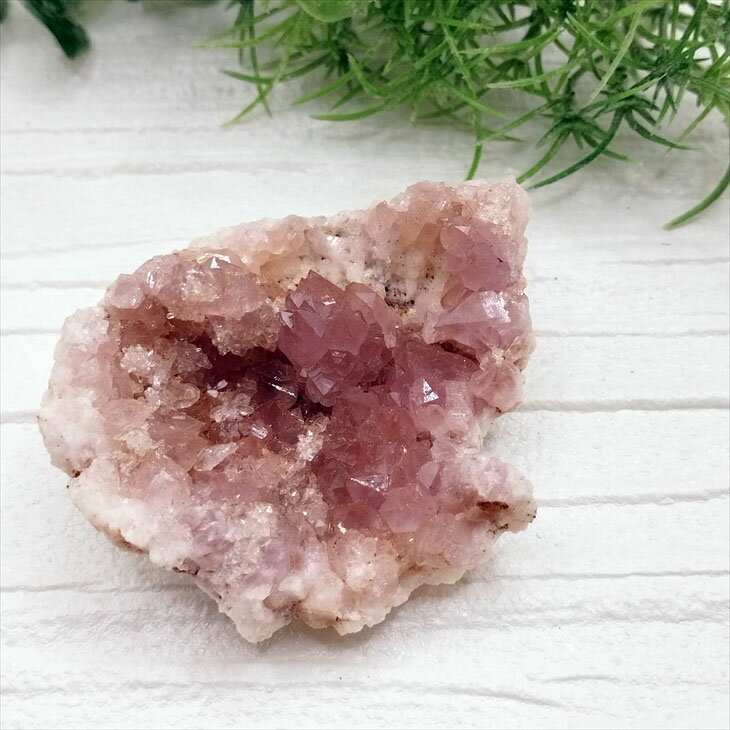 希少 ピンクアメジスト ジオードs 晶洞 置物 天然石 パワーストーン プレ...