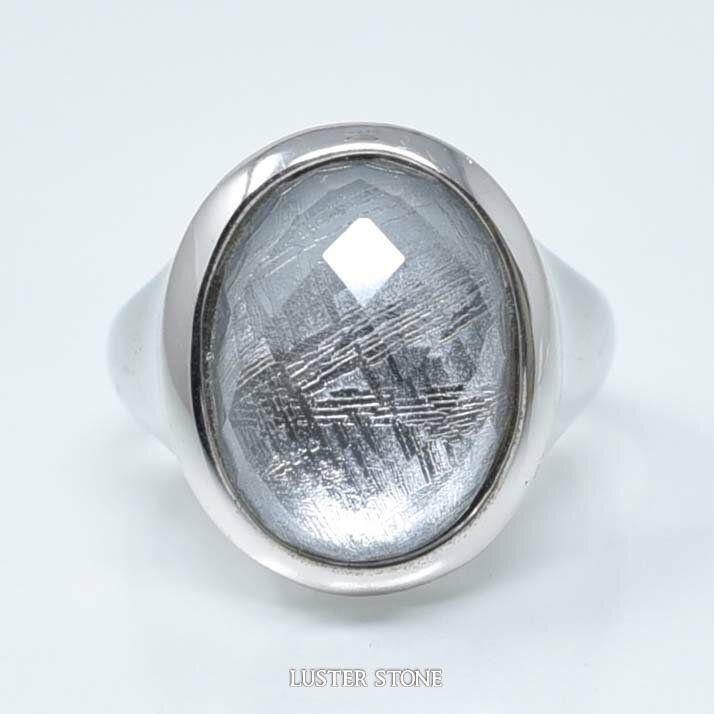 ギベオン 隕石 メテオライト リング 指輪 天然石 パワーストーン プレゼント 開運 ギフト レディース