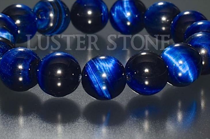 パワーストーン 天然石 ブレスレット ラピスカラータイガーアイ 12mm プレ...