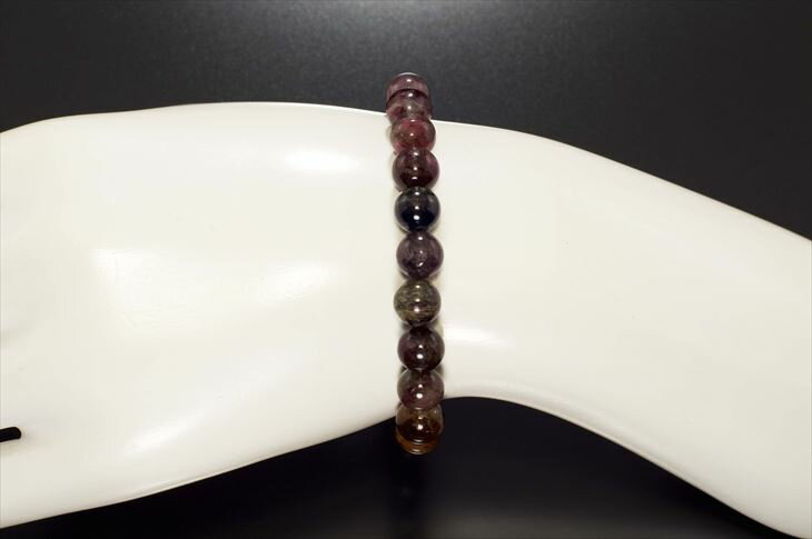 パワーストーン 天然石 ブレスレット ミックスカラートルマリン 8mm プレゼント 開運 ギフト レディース