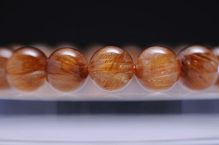 パワーストーン 天然石 ブレスレット ブラウンルチルクォーツ 10mm プレゼント 開運 ギフト レディース