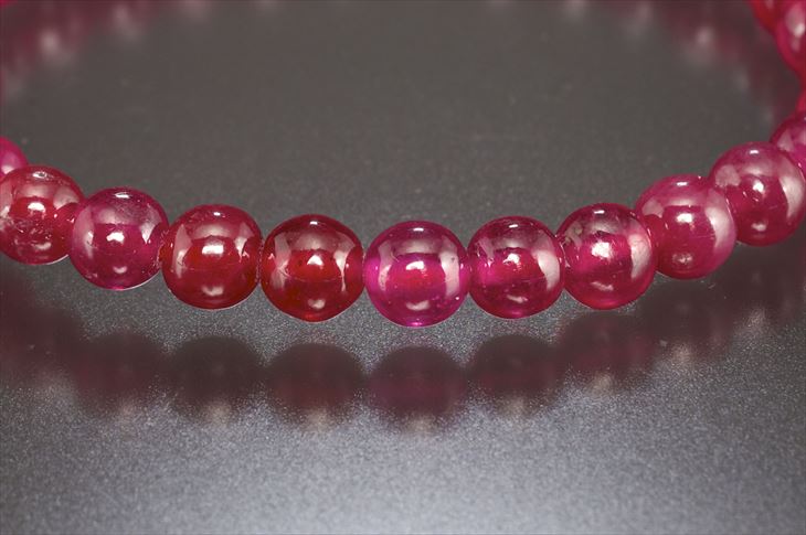 パワーストーン 天然石 ブレスレット ルビー 6mm プレゼント 開運 ギフト レディース