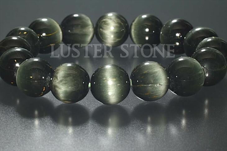 パワーストーン 天然石 ブレスレット キャッツアイアンフィボール(AMPHIBOLE) 13.5mm プレゼント 開運 ギフト レディース