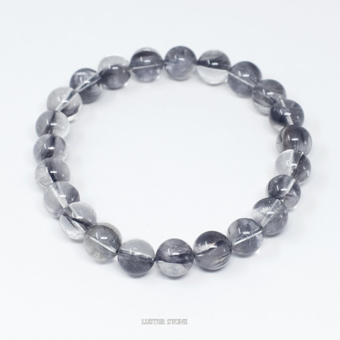 パワーストーン 天然石 ブレスレット プラチナルチル 8mm プレゼント 開運 ギフト レディース