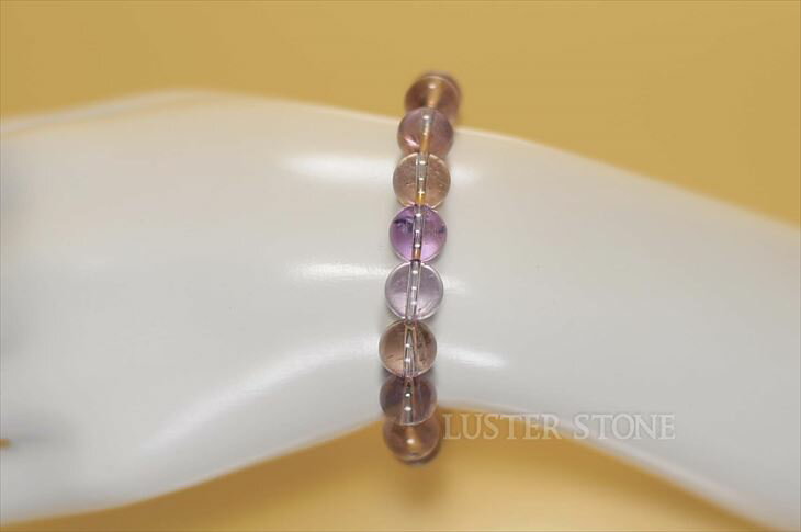 パワーストーン 天然石 ブレスレット アメトリン 10mm プレゼント 開運 ギフト レディース
