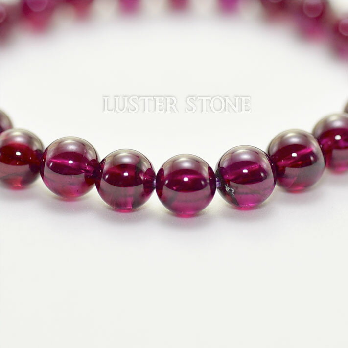 パワーストーン 天然石 ブレスレット ロードライトガーネット 7mm プレゼント 開運 ギフト レディース