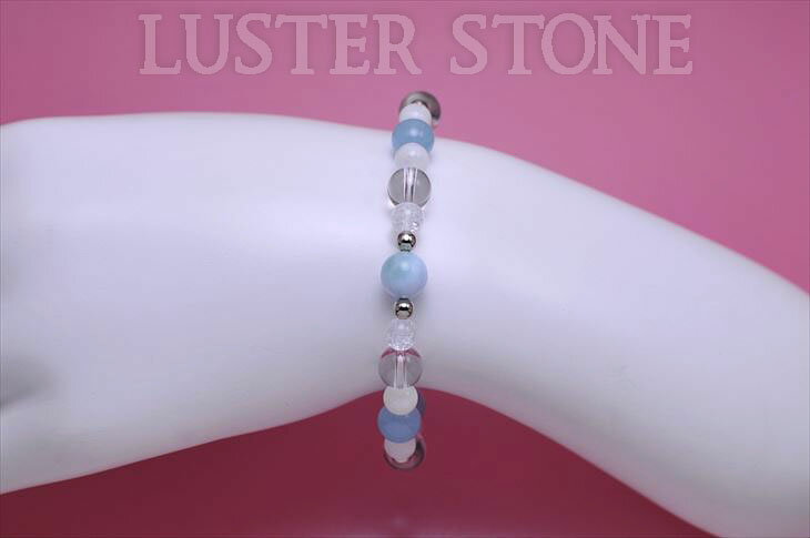 パワーストーン 天然石 ブレスレット レディース ラリマー クォーツ ブルージェイド ムーンストーン クラッククォーツ プレゼント 開運 ギフト