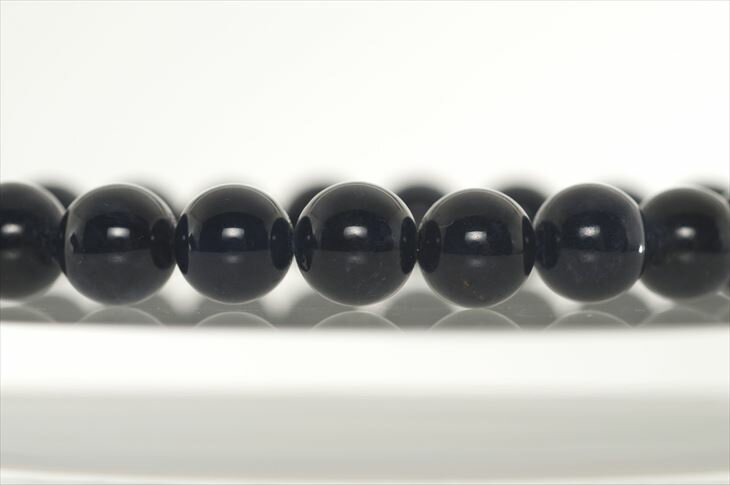 パワーストーン 天然石 ブレスレット タンザナイト 10mm 限定1本 濃紺 プ...