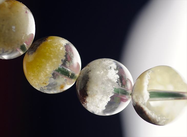 パワーストーン 天然石 ブレスレット チョコレートガーデンファントムクォーツ 11mm プレゼント 開運 ギフト レディース