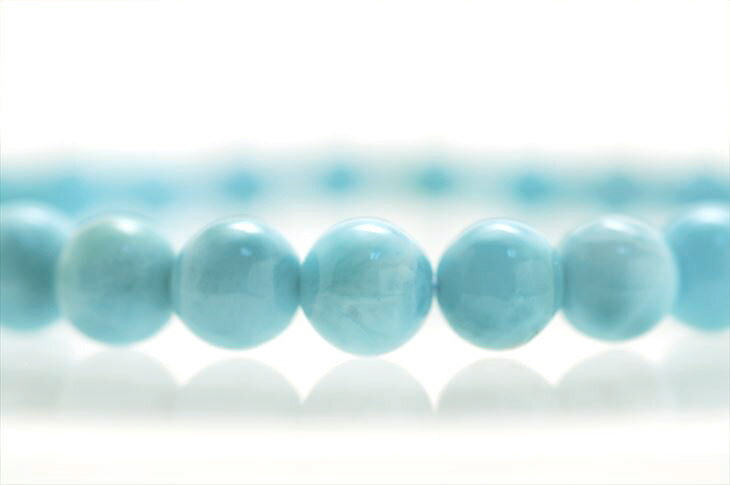 パワーストーン 天然石 ブレスレット ラリマー 7mm AAAA プレゼント 開運 ギフト レディース 水色