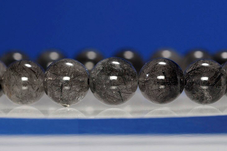 パワーストーン 天然石 ブレスレット ブラックルチルクォーツ 9mm プレゼ...