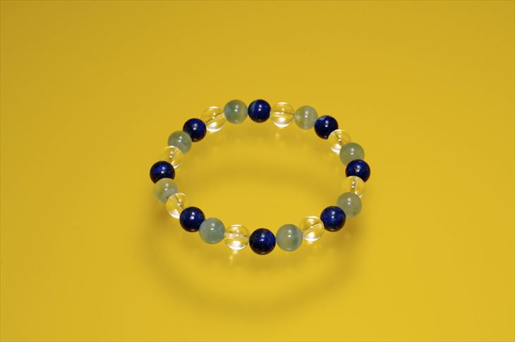 パワーストーン 天然石 ブレスレット レディース ブルーカルサイト ラピスラズリ クォーツ プレゼント 開運 ギフト