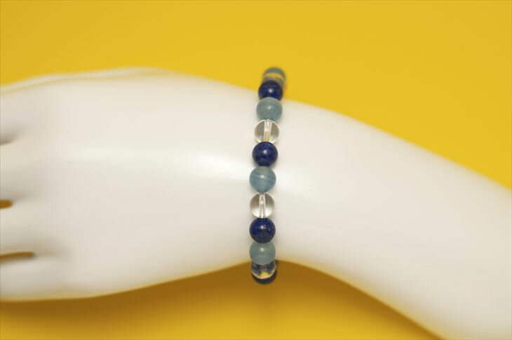 パワーストーン 天然石 ブレスレット レディース ブルーカルサイト ラピスラズリ クォーツ プレゼント 開運 ギフト