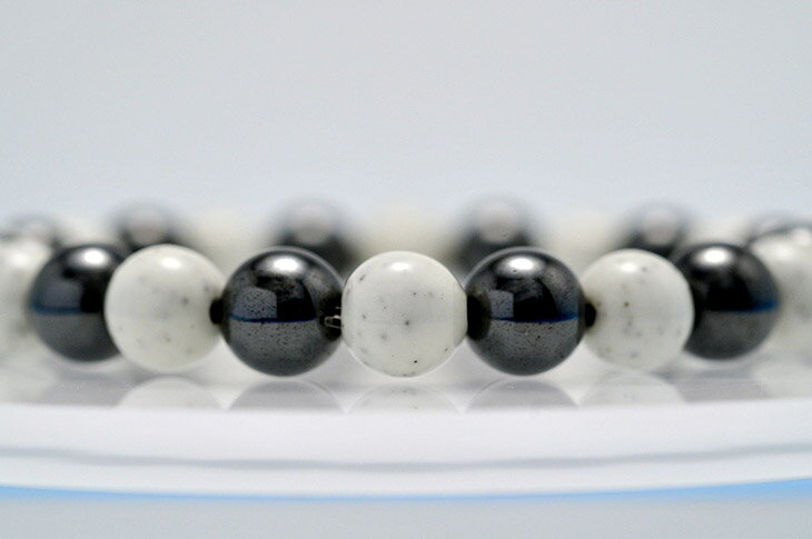 パワーストーン 天然石 ブレスレット レディース 北投石 ヘマタイト プレ...