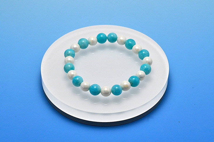 パワーストーン 天然石 ブレスレット レディース 北投石 アマゾナイト プレゼント 開運 ギフト