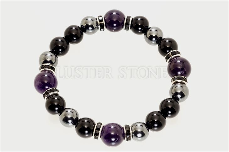 AAAAA級 レピドクロサイト・イン・クォーツ 10mm珠 ブレスレット /ガネッシュヒマール産 高品質 天然ヒマラヤ水晶