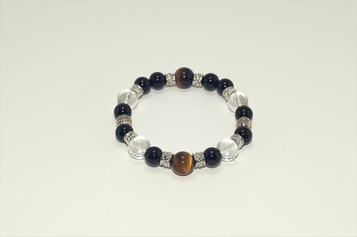 パワーストーン 天然石 ブレスレット タイガーアイ クォーツ オニキス プレゼント 開運 ギフト レディース