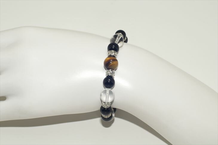 パワーストーン 天然石 ブレスレット タイガーアイ クォーツ オニキス プレゼント 開運 ギフト レディース