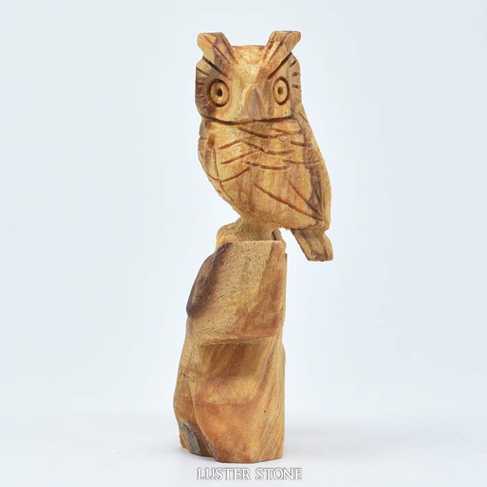 パロサント ふくろう 梟　香木　置物　聖なる樹 浄化 邪気を祓う 穏やか 瞑想　リラックス プレゼント 開運 ギフト インテリア