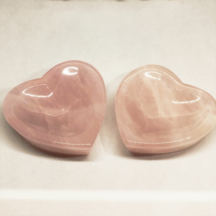 置物 ローズクォーツ ハート お皿 小物入れ パワーストーン 天然石 プレゼ...