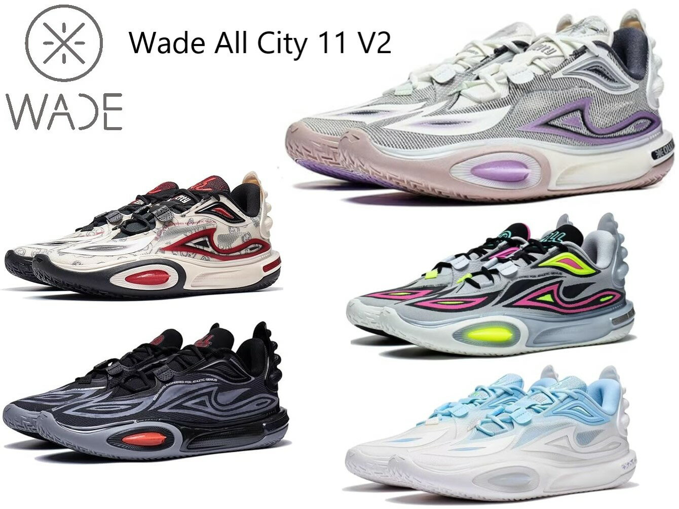 Way Of Wade ウェイ オブ ウェイド LI-Ning リーニン Wade All City 11 V2 ウェイド オールシティーV2 メンズ キッズ バッシュ スニーカー バスケット おしゃれ