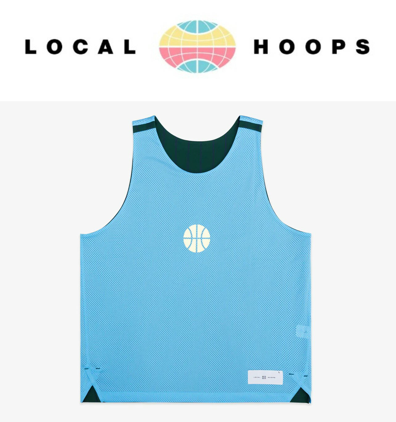 Local Hoops ローカルフープス ISLA Reversible Jersey ISLA リバーシブルジャージ ノースリーブ メンズ