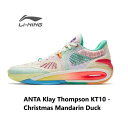 ANTAクレイトンプソン KT10 - Christmas Mandarin Duck LI-Ning リーニン メンズ キッズ バッシュ スニーカー バスケッ...