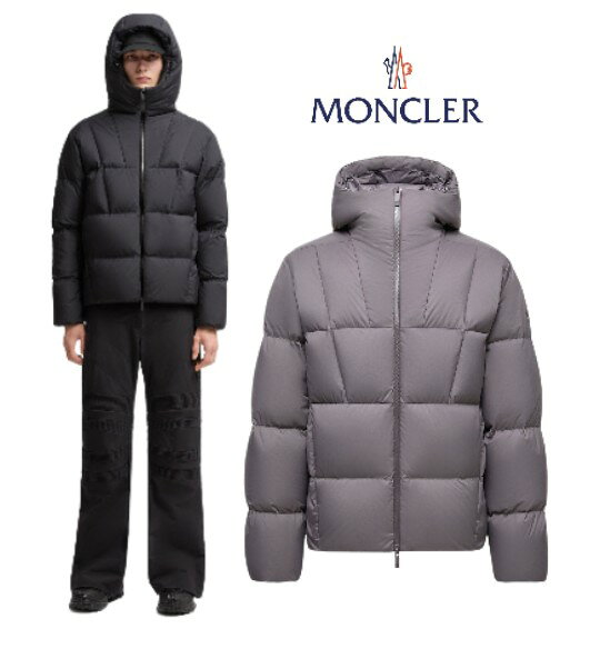 メンズ ダウンジャケット MONCLER モンクレール Fusain Hooded Short Down Jacket