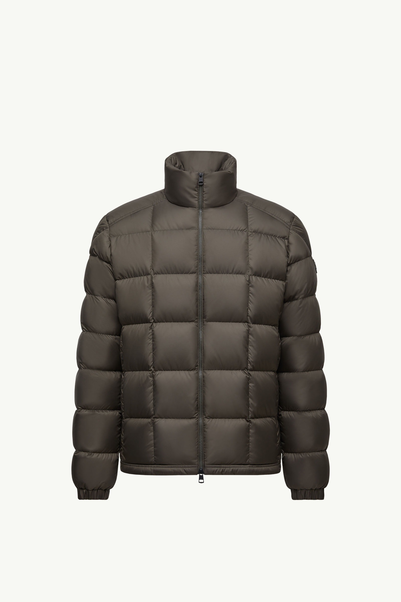 メンズ ダウンジャケット MONCLER モンクレール Eglise Square-Quilted Hooded Short Down Jacket